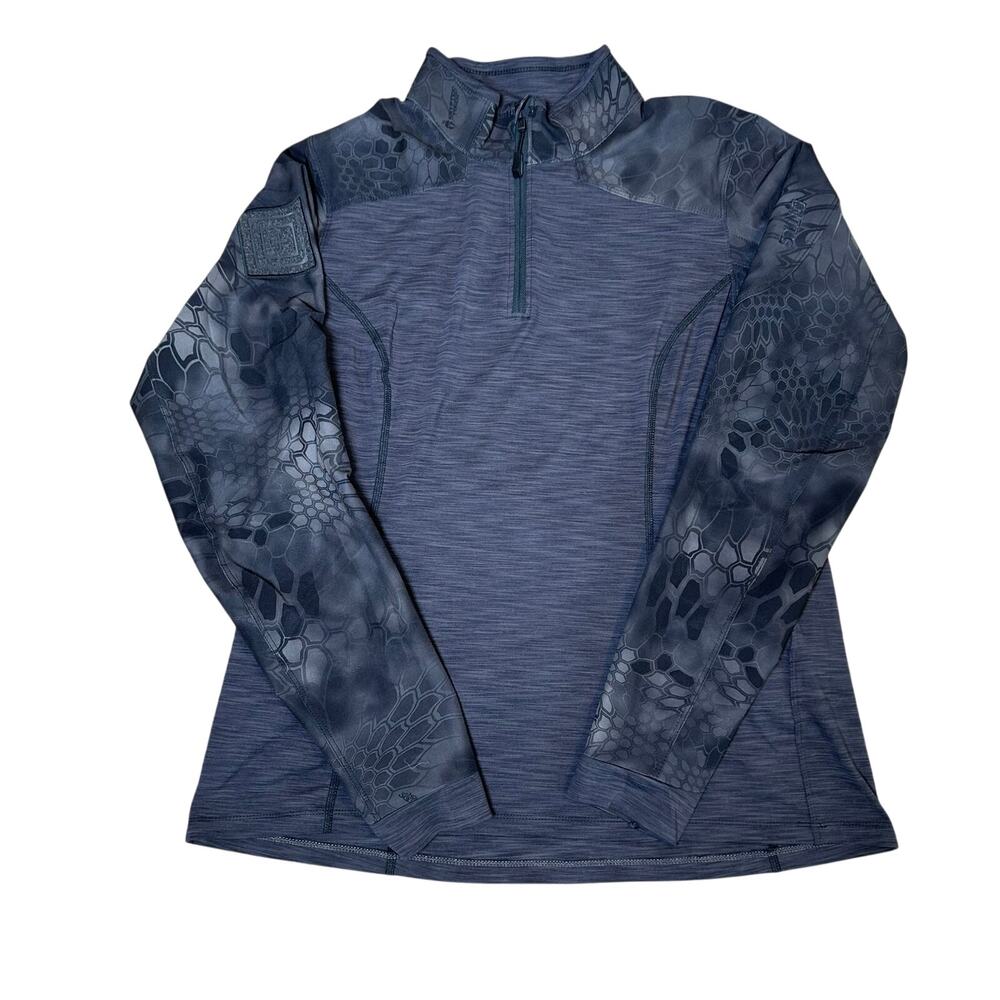 5.11 Tactical women's rapid half zip gray kryptek typhon size L